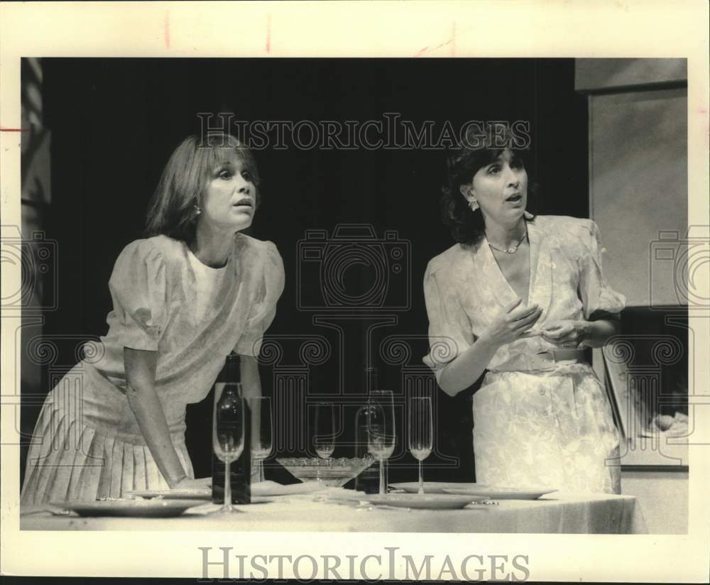 Mary Tyler Moore & Maria Tucci perform on stage in Massachusetts - Historic Images