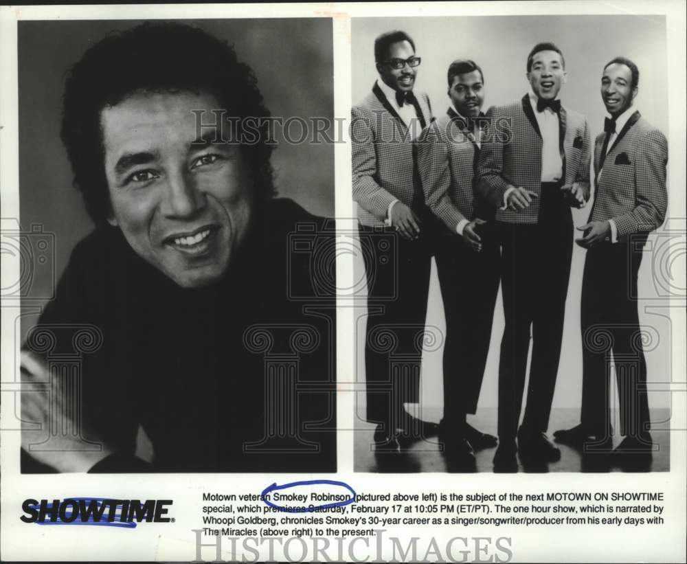 Smokey Robinson profiled in "Motown On Showtime" special - Historic Images