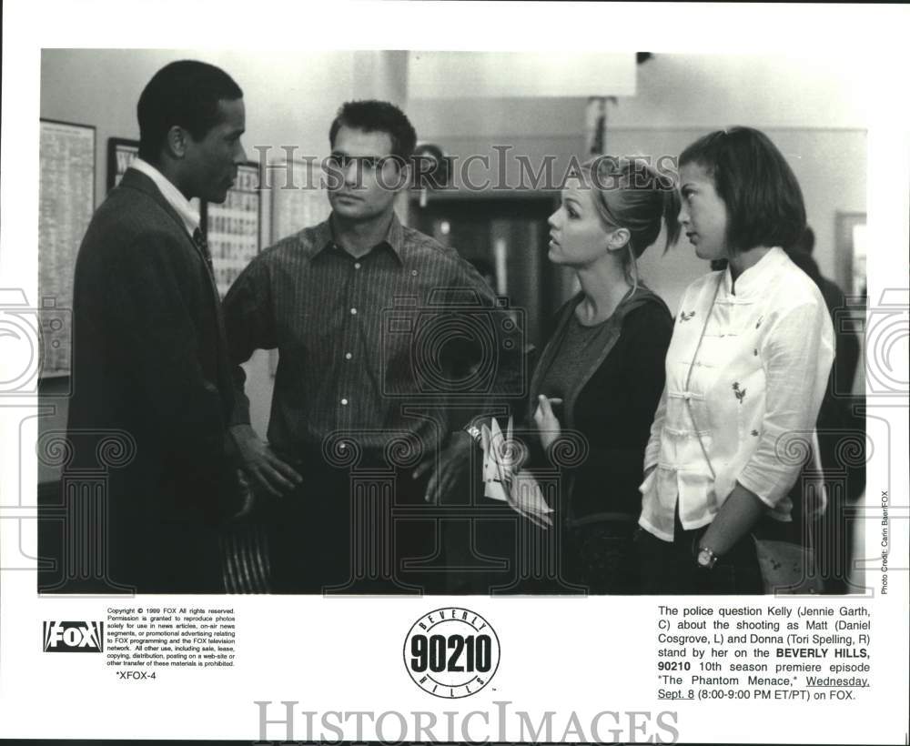 1999 Press Photo Scene from "Beverly Hills, 90210" on Fox Television - tup03172- Historic Images