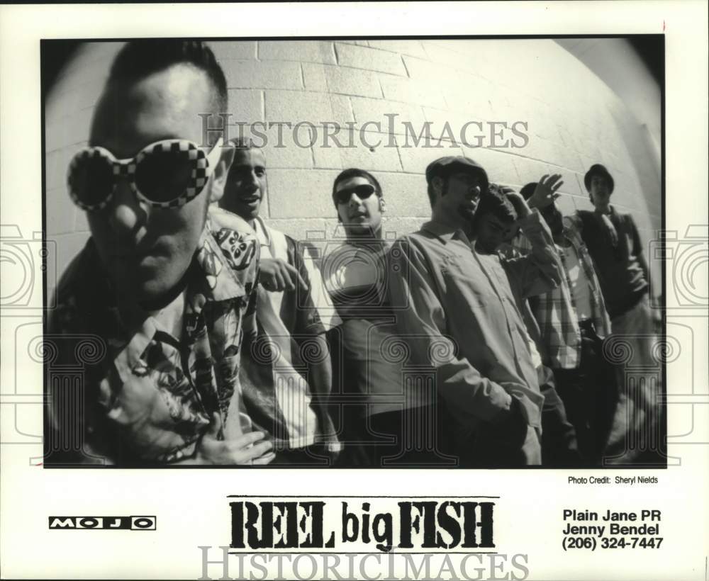 1997 Press Photo Mojo Records recording artists Reel Big Fish - tup03359- Historic Images