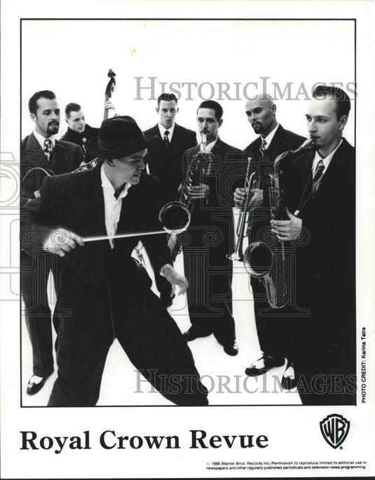 1998 Press Photo Warner Bros. recording artists Royal Crown Revue - tup03495- Historic Images