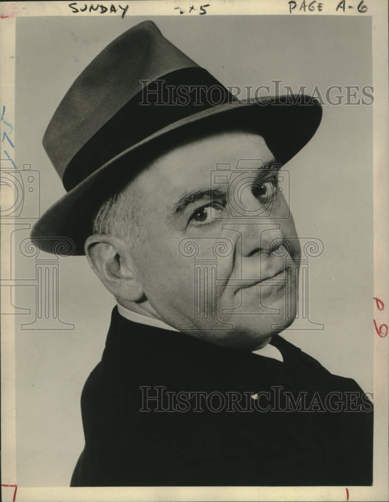 1957 Walter Winchell in "The Walter Winchell File" on ABC Television-Historic Images