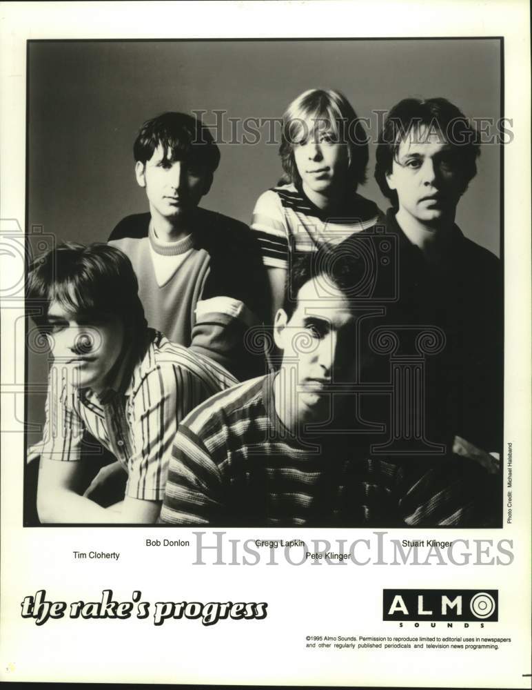 1995 Press Photo Almo Sounds recording artists The Rake&#39;s Progress - tup03700- Historic Images