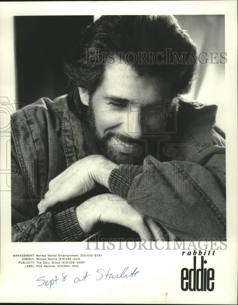 Press Photo RCA Records recording artist Eddie Rabbitt - Historic Images