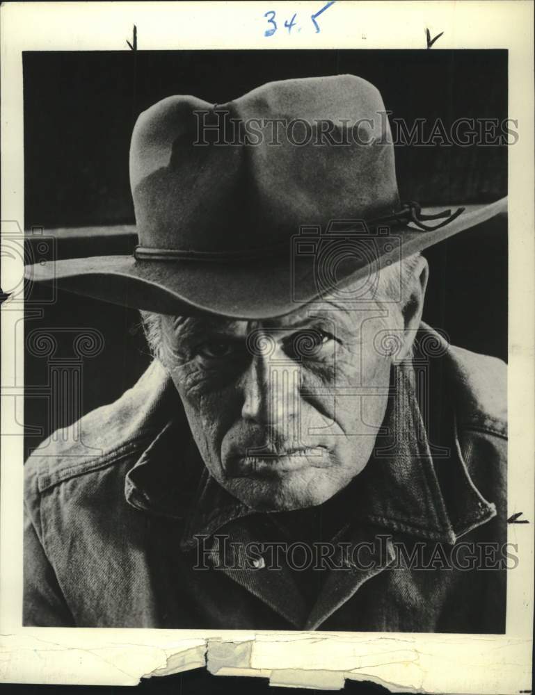 1977 Press Photo Richard Widmark stars in &quot;When The Legends Die&quot; on CBS- Historic Images