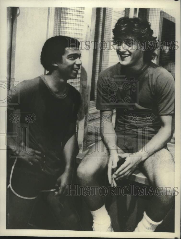 1979 Press Photo Haywood Nelson & Timothy Van Patten star in "The White Shadow"- Historic Images