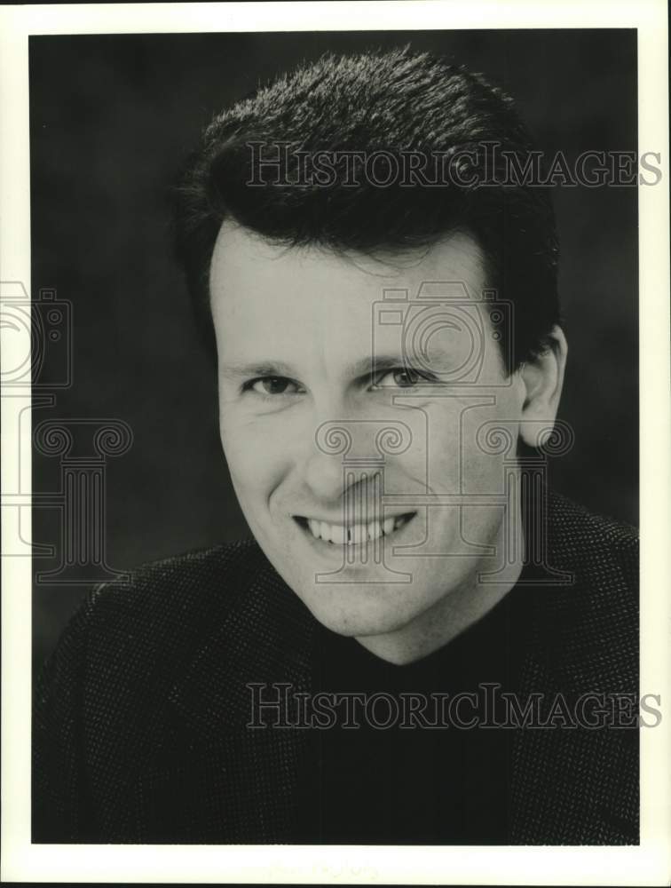 Press Photo Male model headshot - Historic Images