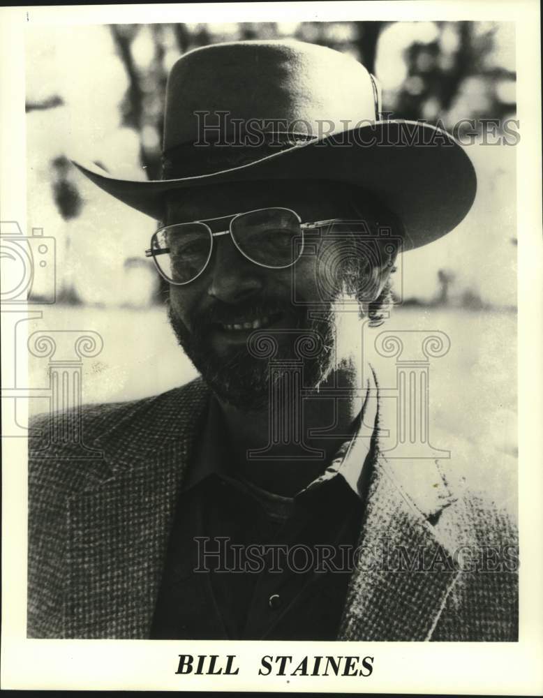 1993 Press Photo Singer-songwriter-yodeler Bill Staines - tup04259- Historic Images