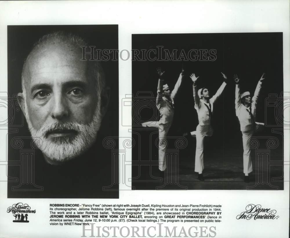 Press Photo Great Performances profiles choreographer Jerome Robbins on PBS - Historic Images