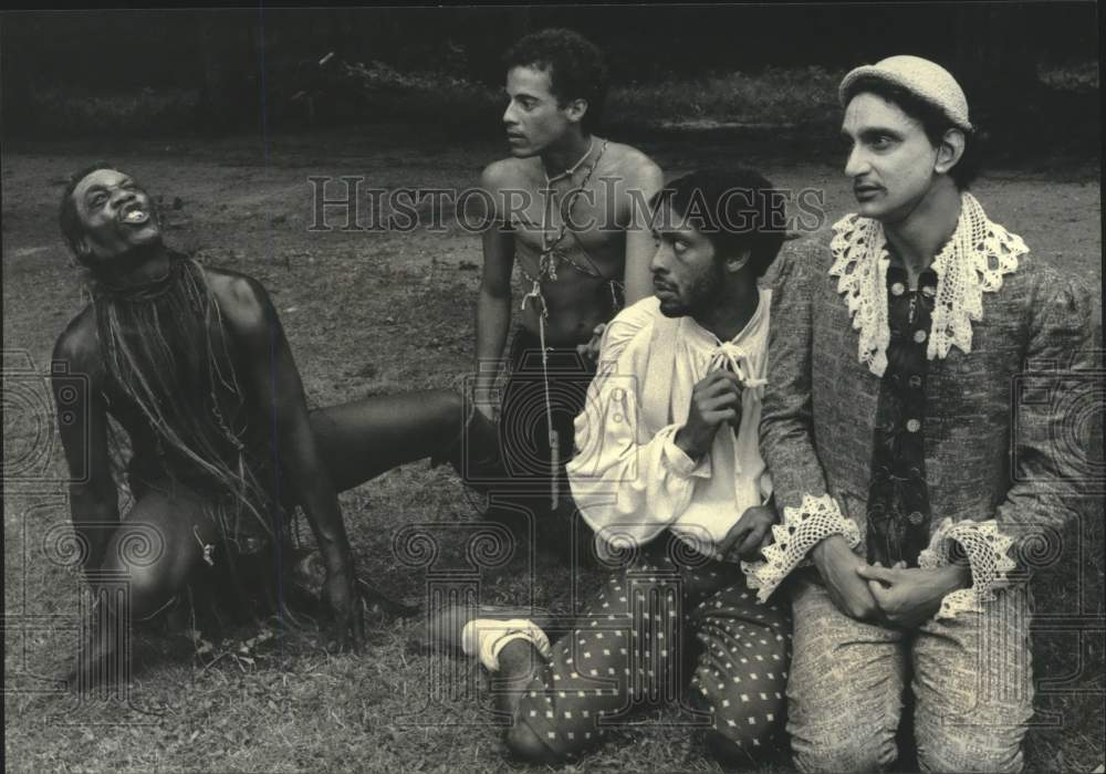 1980 Press Photo Shakespeare & Co. cast performs "The Tempest" in Massachusetts- Historic Images
