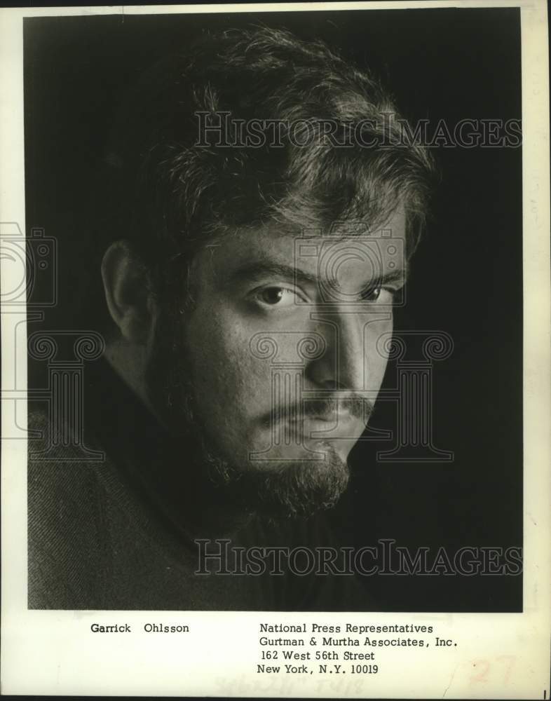1981 Press Photo Classical pianist Garrick Ohlsson - tup04826- Historic Images