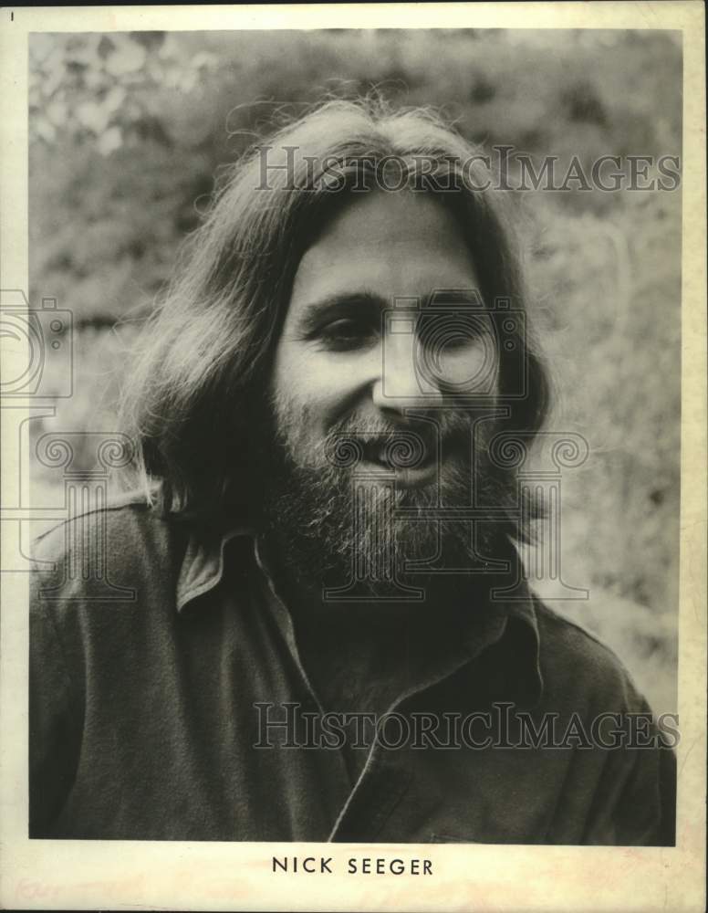 1978 Press Photo Musical artist Nick Seeger - tup04896- Historic Images