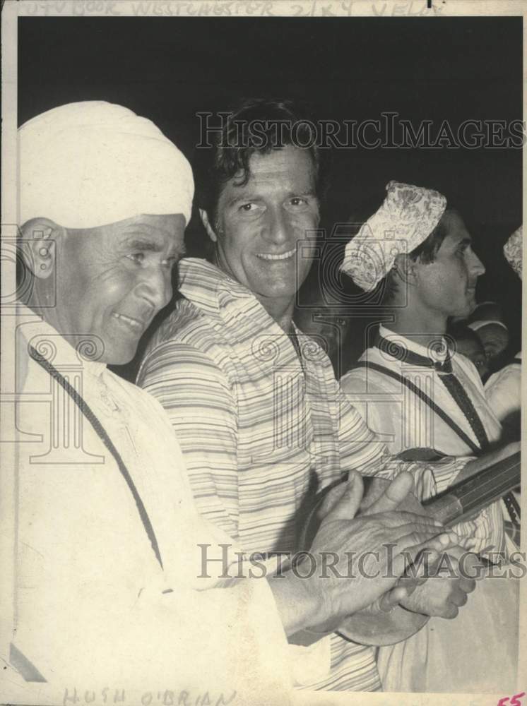 Hugh O'Brian visits Berber tribesmen on "It's A Man's World" - Historic Images