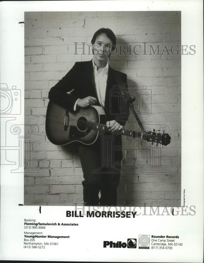 1991 Press Photo Rounder Records recording artist Bill Morrissey - tup05239- Historic Images