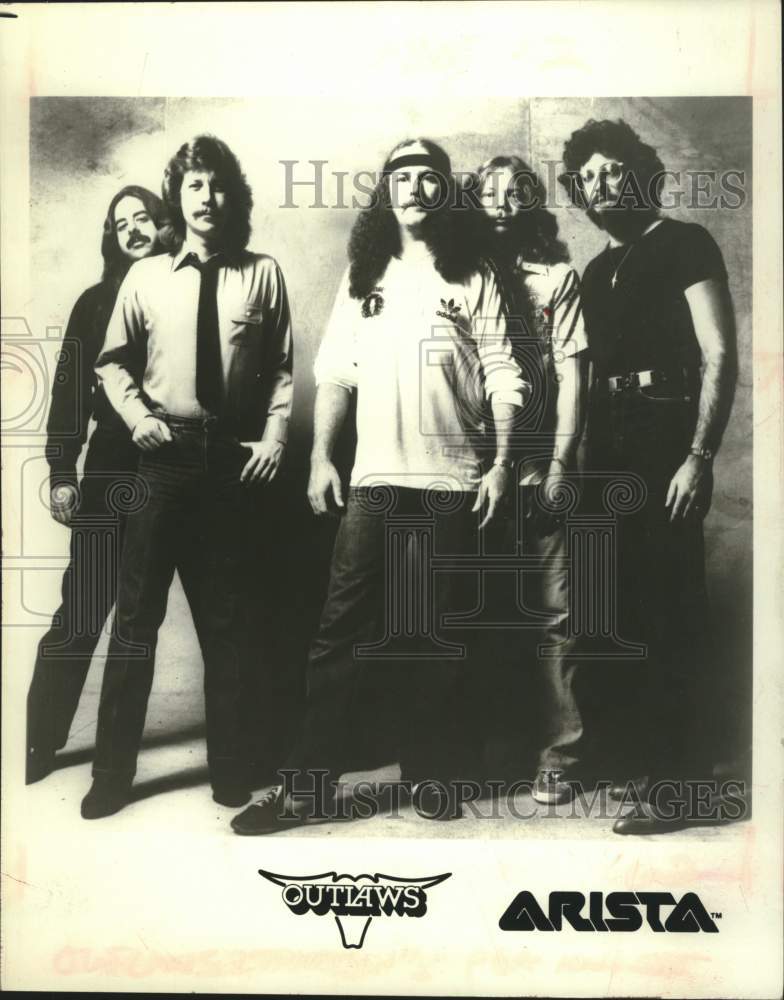 1981 Press Photo Arista Records recording artists Outlaws - tup05401- Historic Images