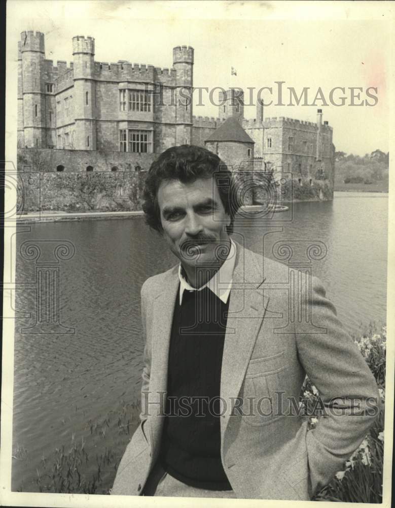 Press Photo Actor Tom Selleck - Historic Images