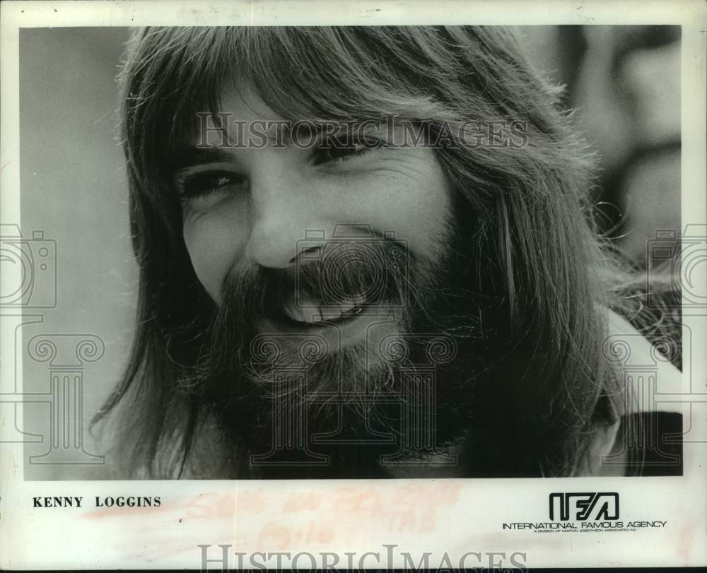 1976 Press Photo Recording artist Kenny Loggins - tup05943- Historic Images
