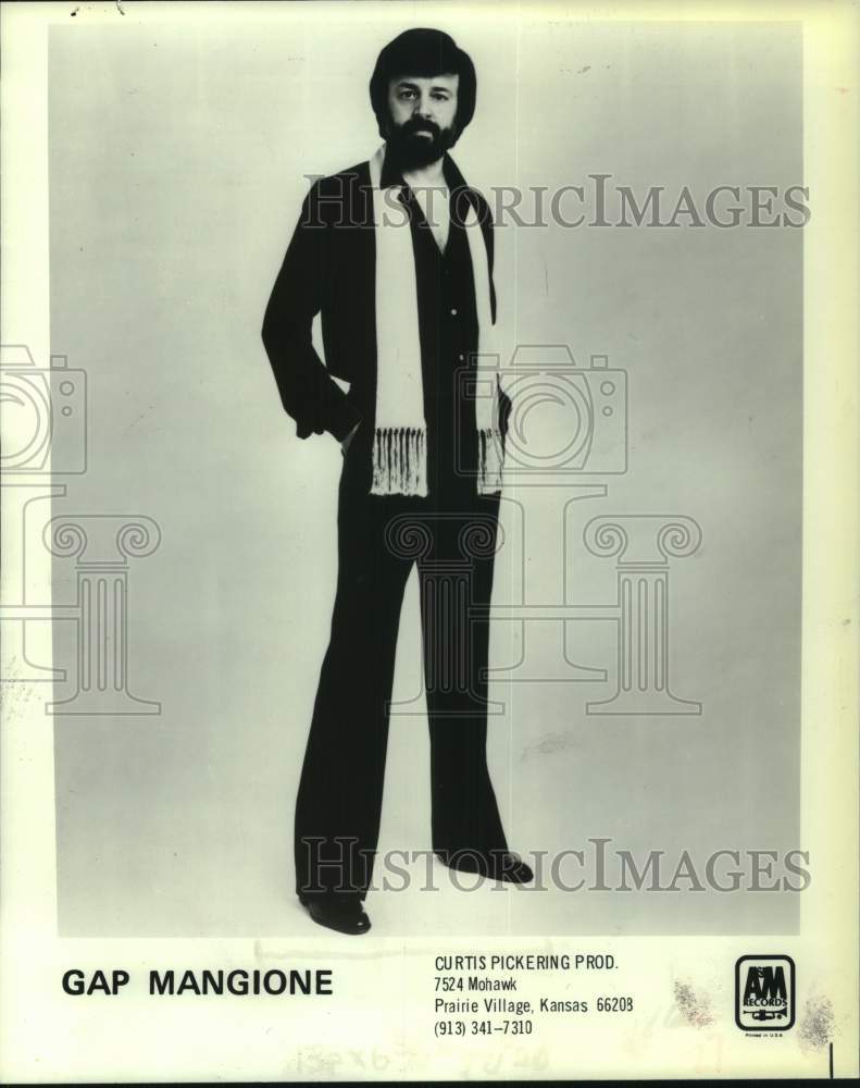 1981 A&amp;M Records recording artist Gap Mangione - Historic Images