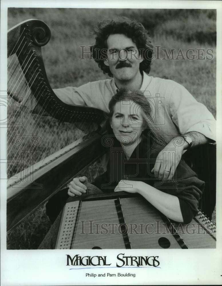 1989 Press Photo Musical duo Magical Strings - Philip and Pam Boulding-Historic Images