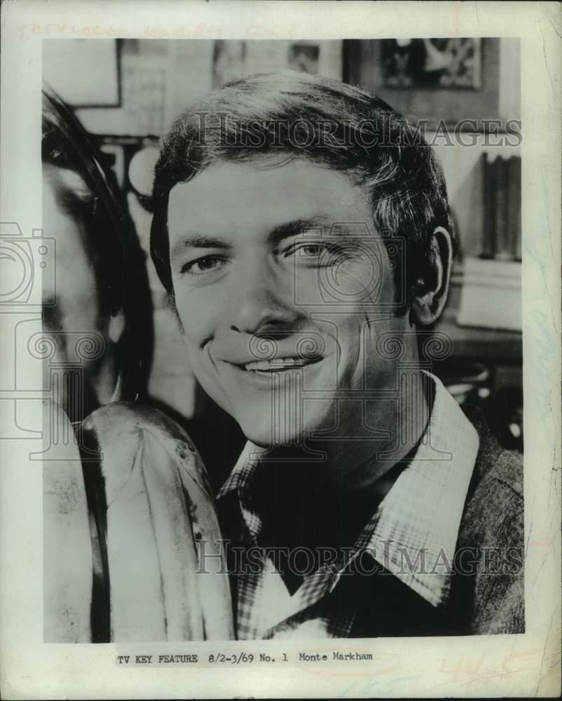 1969 Press Photo Actor Monte Markham - tup07002 - Historic Images