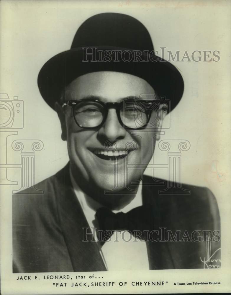 1966 Press Photo Actor Jack E. Leonard - Historic Images