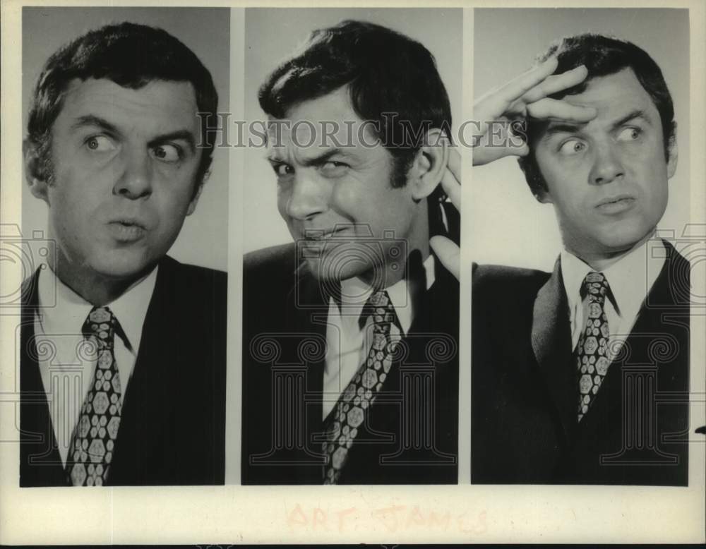 Press Photo Game show host Art James - Historic Images