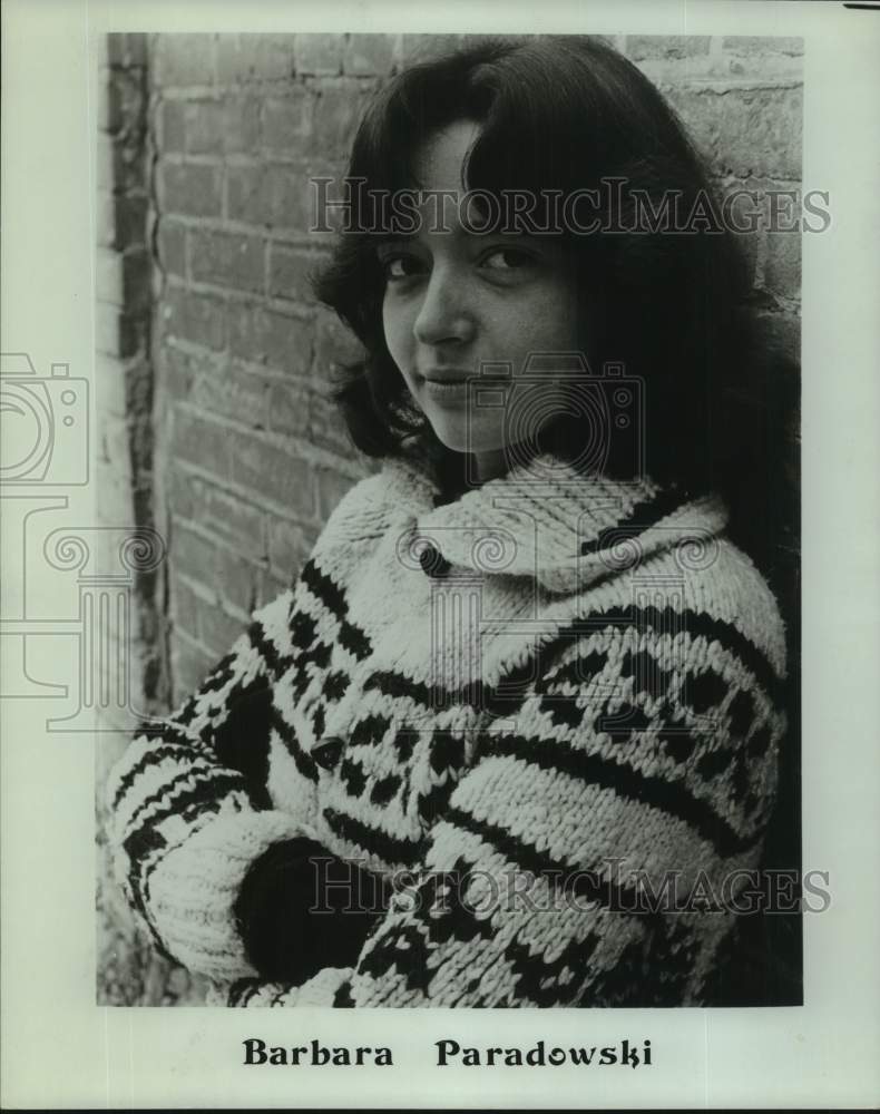 1984 Press Photo Barbara Paradowski - Historic Images
