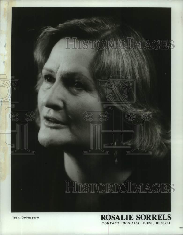 Press Photo Musical artist Rosalie Sorrels - Historic Images