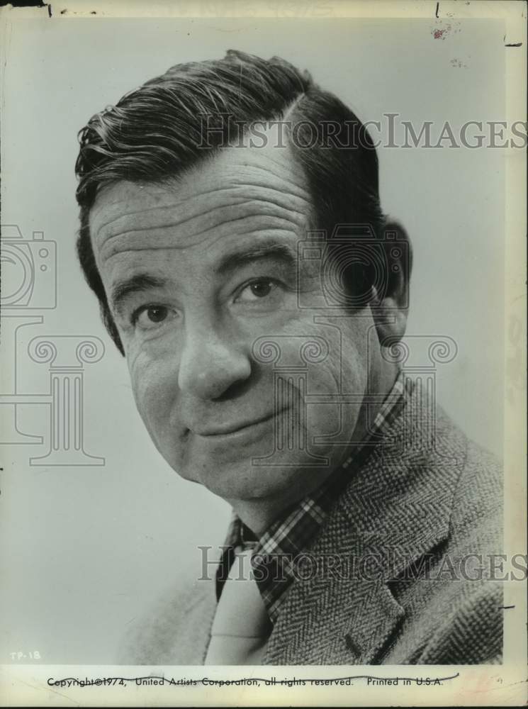 1974 Press Photo Actor Walter Matthau - Historic Images