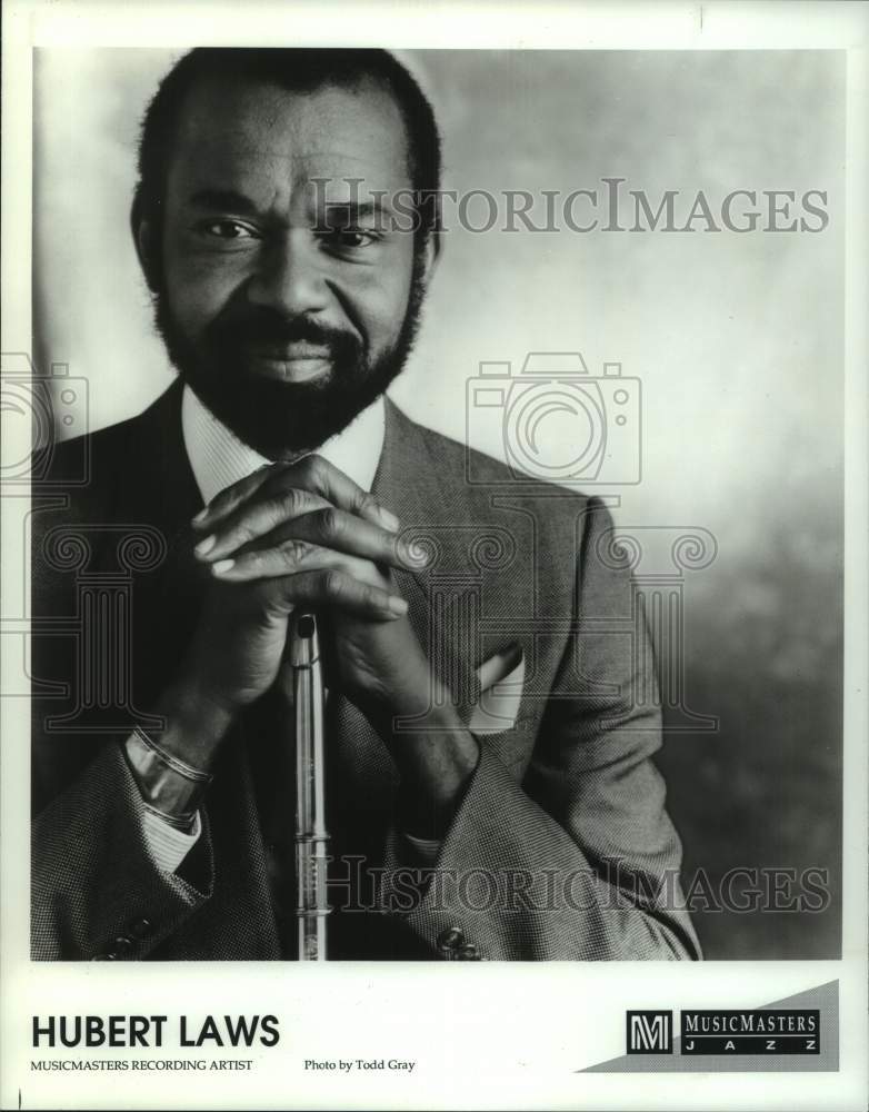 1993 Press Photo MusicMasters recording artist Hubert Laws - Historic Images