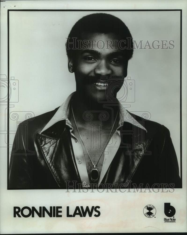 1977 Press Photo Blue Note recording artist Ronnie Laws - Historic Images