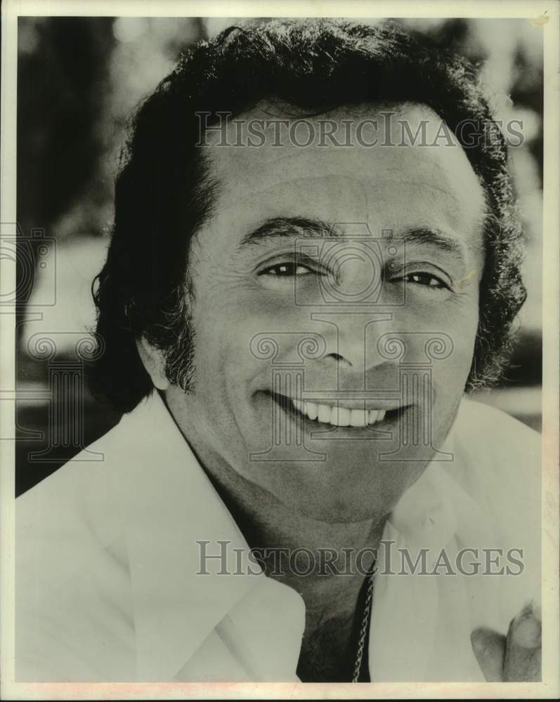 1978 Press Photo Musical artist Al Martino - Historic Images