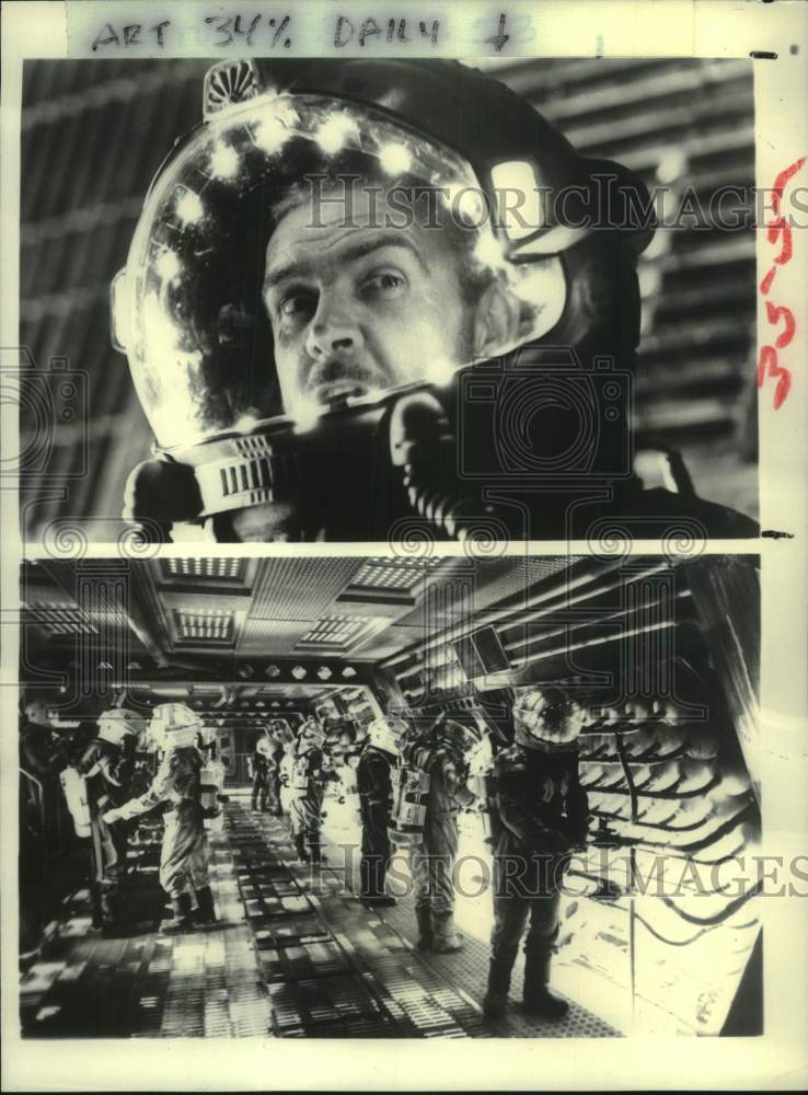 1984 Press Photo Sean Connery stars in &quot;Outland&quot; on CBS Television - Historic Images