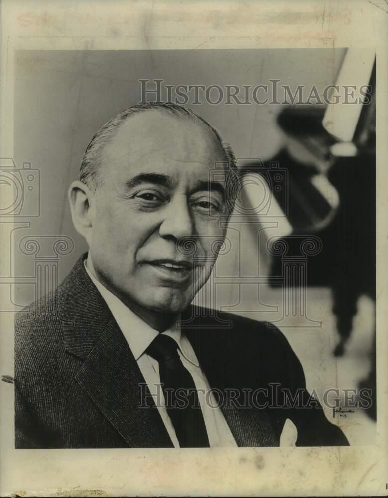 1970 Press Photo Composer Richard Rodgers - Historic Images