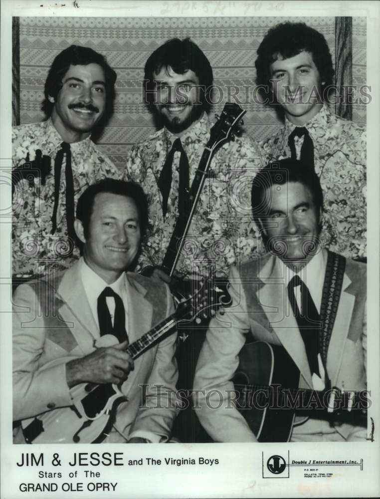 1981 Press Photo Jim &amp; Jesse and The Virginia Boys, stars of the Grand Old Opry - Historic Images