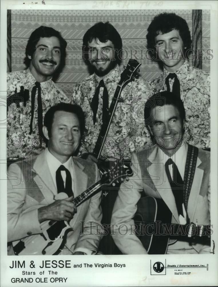 1981 Press Photo Jim & Jesse and The Virginia Boys, stars of the Grand Old Opry - Historic Images