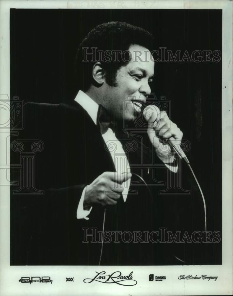 1979 Press Photo Recording artist Lou Rawls - Historic Images