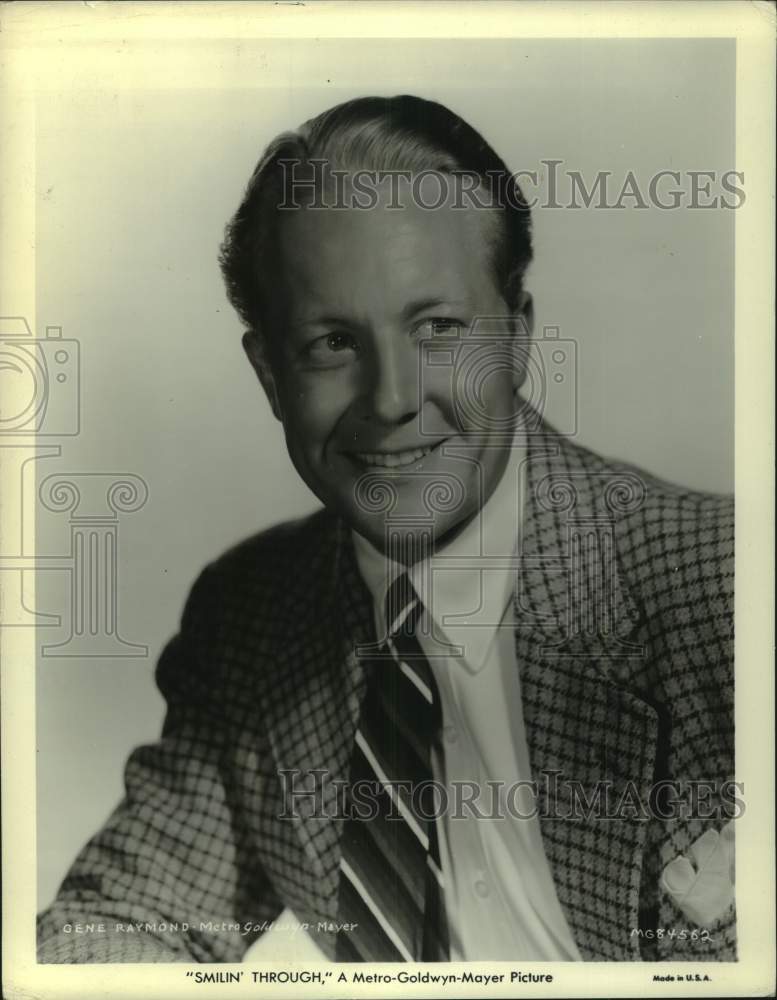 1941 Press Photo Actor Gene Raymond stars in Smilin&#39; Through&quot; - tup09342- Historic Images