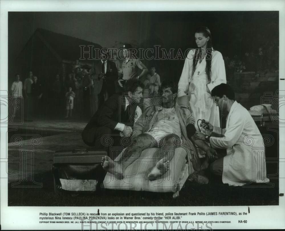 1989 Press Photo Scene from the motion picture &quot;Her Alibi&quot; - Historic Images