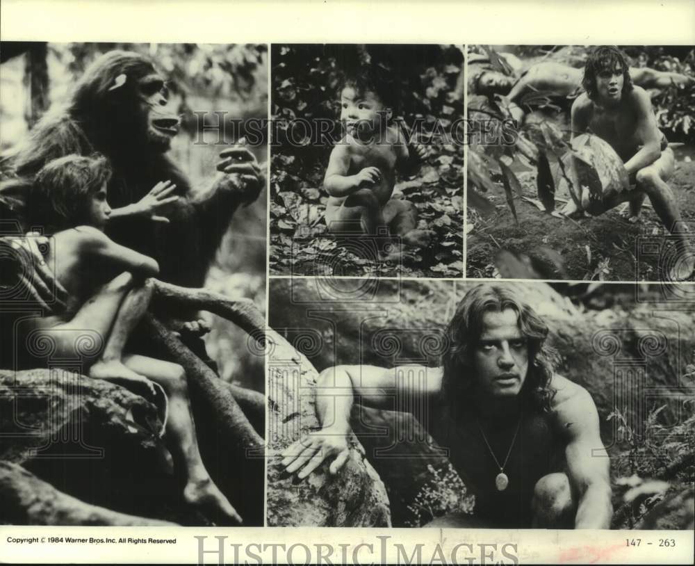 1984 Press Photo Scenes from &quot;Greystoke: The Legend of Tarzan of the Apes&quot; - Historic Images