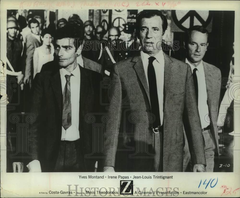 1970 Press Photo Scene from the motion picture &quot;Z&quot; - Historic Images