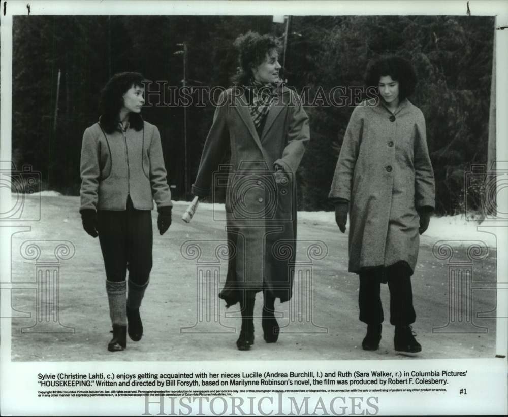 1986 Press Photo Scene from the motion picture &quot;Housekeeping&quot; - Historic Images