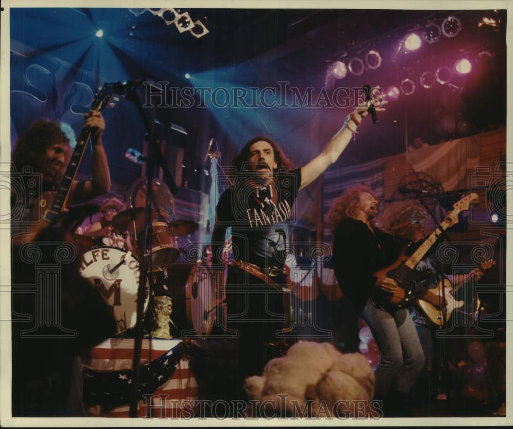 1991 Press Photo Recording artists Kentucky Headhunters perform on CBS-TV - Historic Images