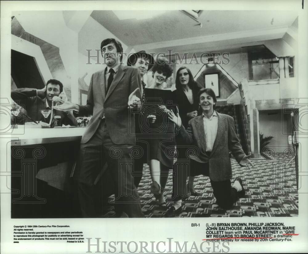 1943 Press Photo Scene from the motion picture &quot;Give My Regards to Broad Street&quot; - Historic Images