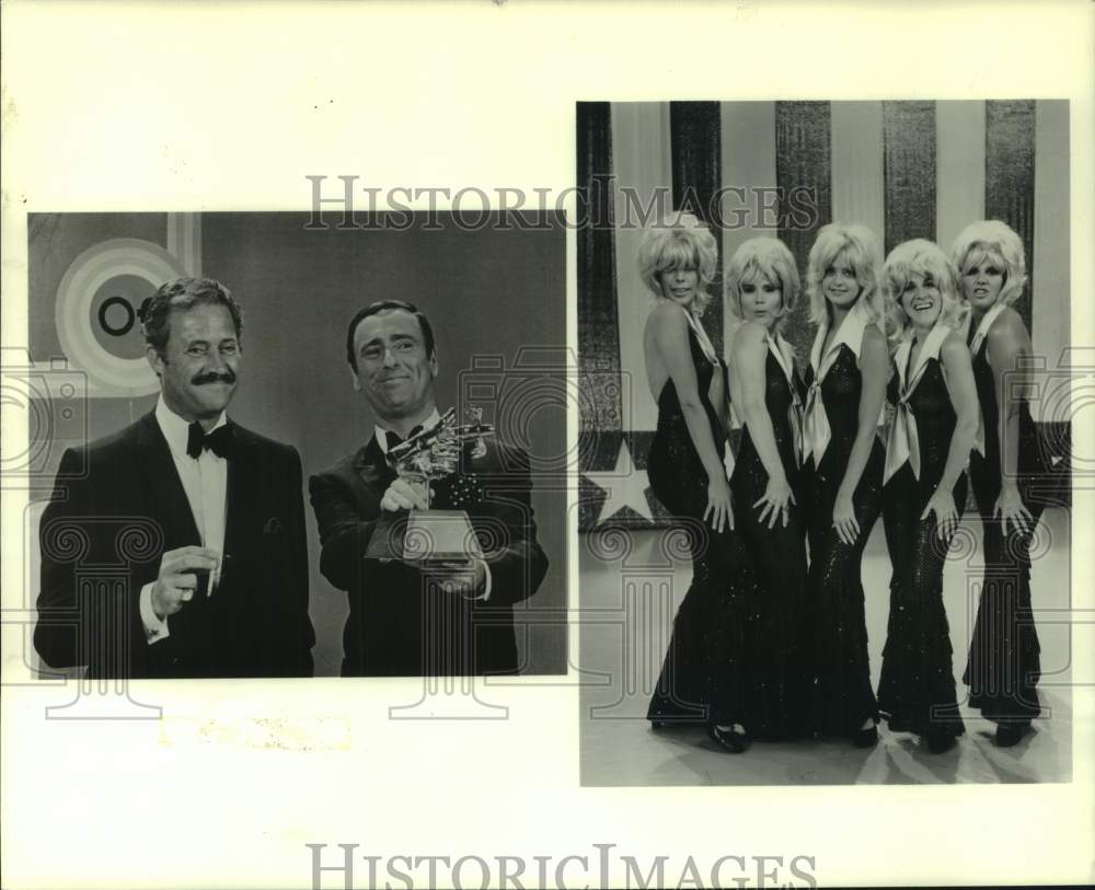1993 Press Photo Scenes from &quot;Rowan and Martin&#39;s Laugh-in&quot; on NBC Television - Historic Images