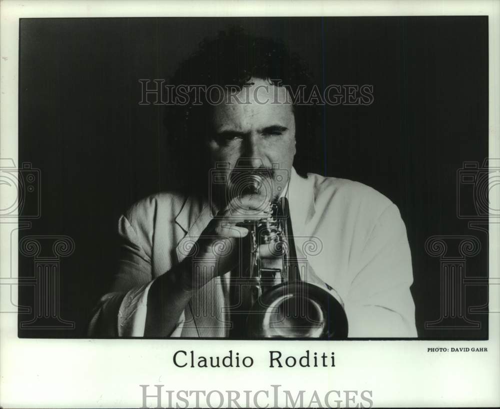 1992 Press Photo Jazz musician Claudio Roditi - Historic Images