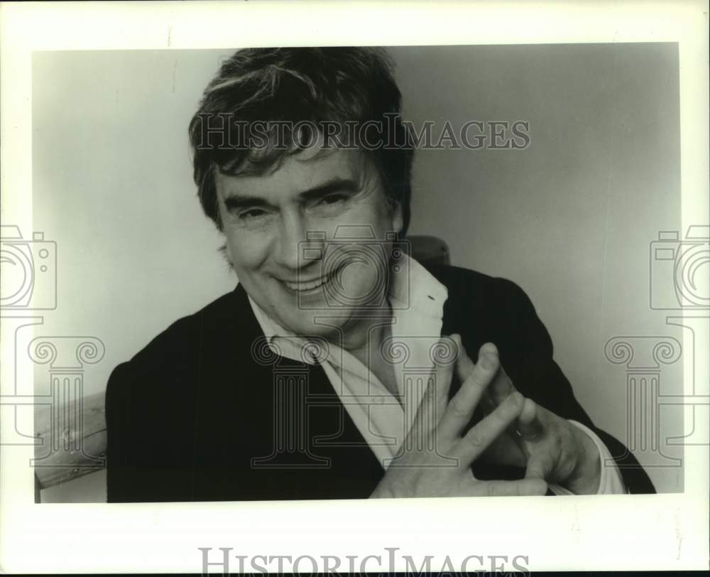 Press Photo Pianist Dudley Moore - Historic Images