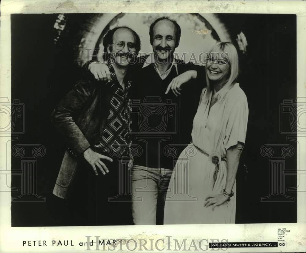 1978 Press Photo Musical trip Peter Paul and Mary - Historic Images