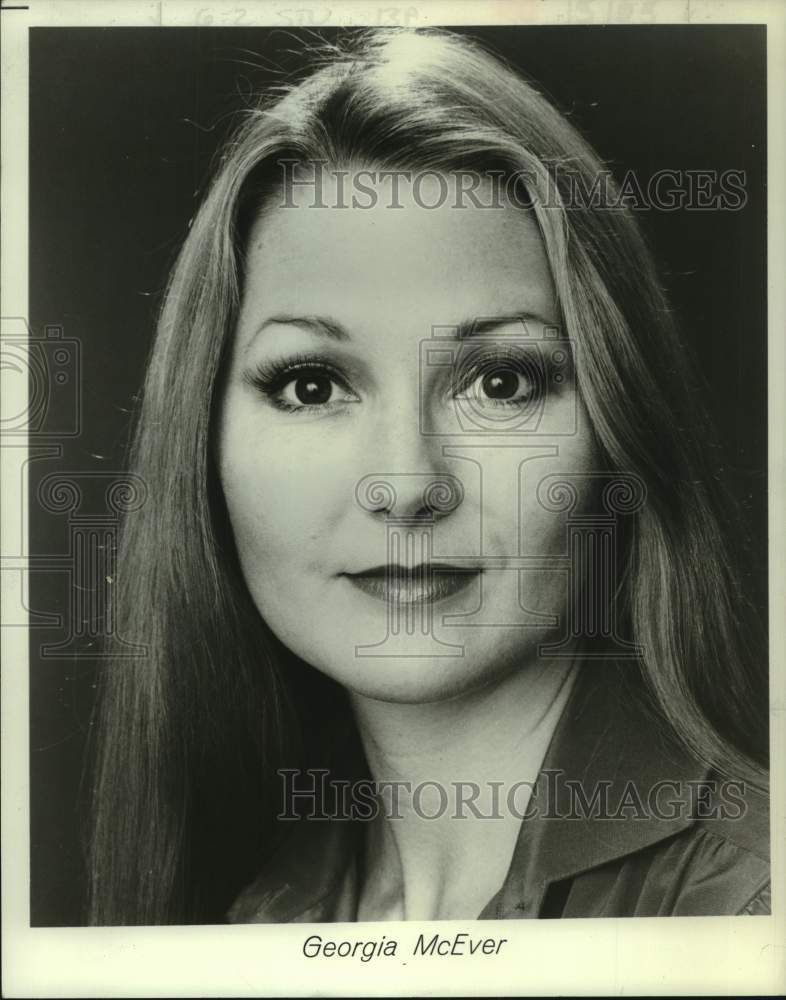 1983 Press Photo Georgia McEver, New York opera singer - Historic Images