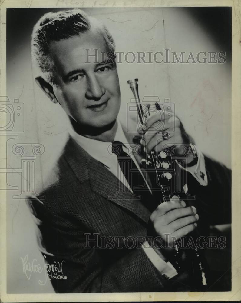 Press Photo New York musical artists Clyde McCoy - Historic Images